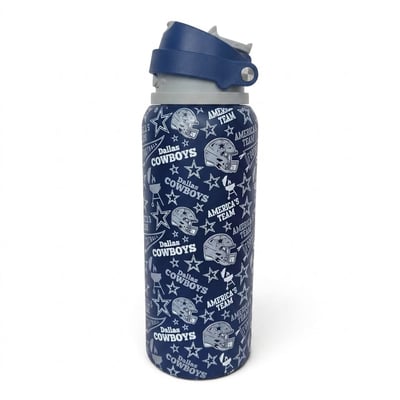 Dallas Cowboys Pegasus 32oz. Game Day Pennant Stainless Steel ProPress Water Bottle
