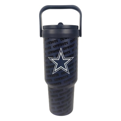 Dallas Cowboys Pegasus 40oz. 5-D Logo Wordmark Stainless Steel ProCarry Tumbler