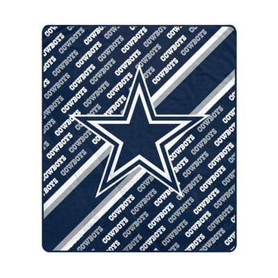 Dallas Cowboys Pegasus 60" x 70" Diagonal Lined Wordmark Ultra Soft Blanket