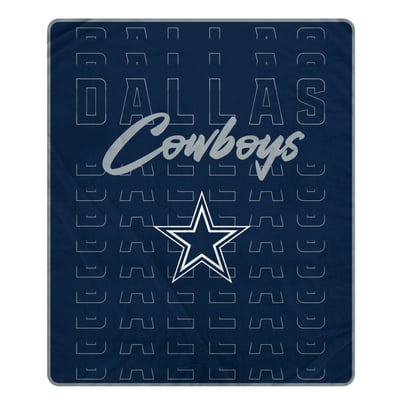Dallas Cowboys Pegasus Echo Script Fade 50" x 60" Ultra Soft Throw Blanket