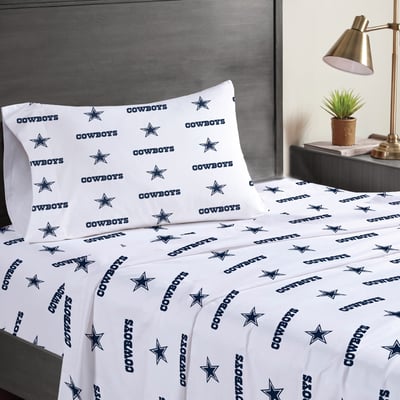 Dallas Cowboys Pegasus Three-Piece Twin Sheet Set