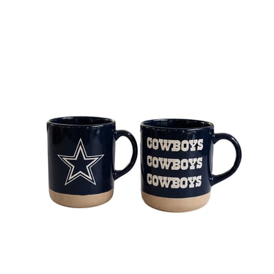 Dallas Cowboys Pegasus Two-Piece 14oz. Echo Logo Ceramic Mug Set