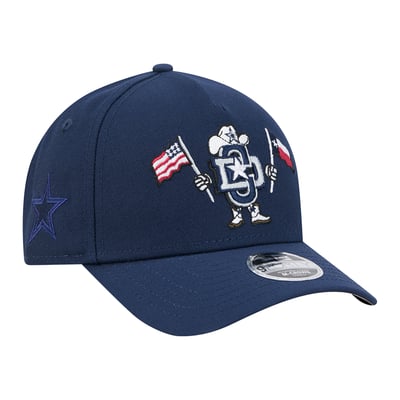  Dallas Cowboys New Era Preschool Cartoon 9FORTY A-Frame Adjustable Hat - Navy
