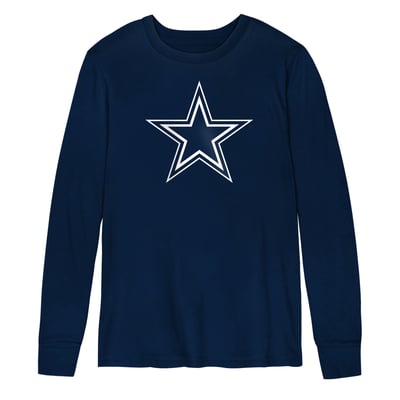  Dallas Cowboys Outerstuff Preschool Primary Logo Long Sleeve T-Shirt - Navy