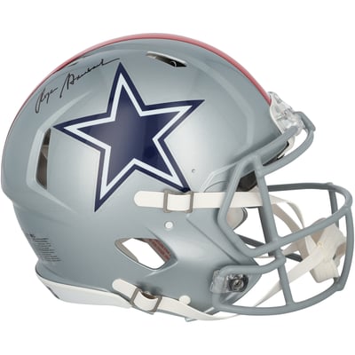 Roger Staubach Dallas Cowboys Autographed Fanatics Authentic Riddell 1976 Throwback Speed Authentic Helmet