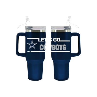 Dallas Cowboys The Memory Company 40oz. Stainless Steel Team Color Tumbler with Flip Straw