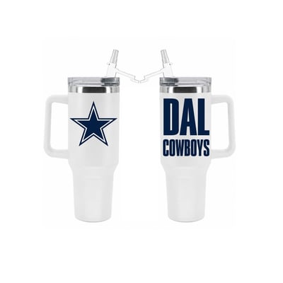 Dallas Cowboys The Memory Company 40oz. Stainless Steel Tumbler with Flip Straw