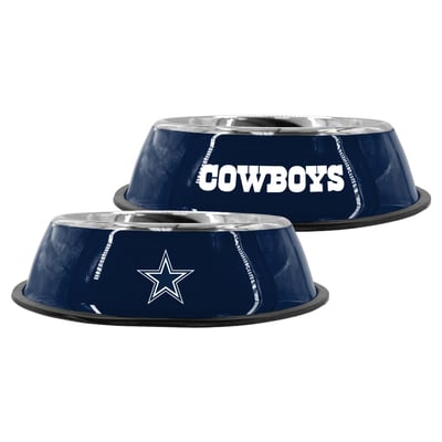Dallas Cowboys The Memory Company 9" Stainless Steel Pet Bowl