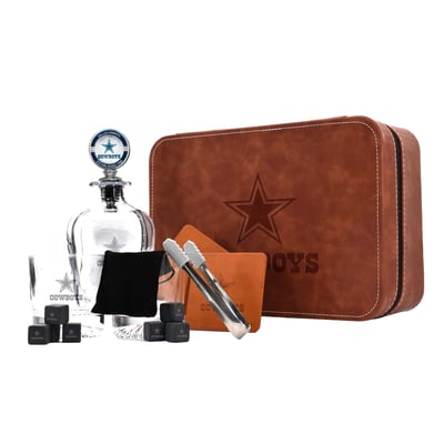 Dallas Cowboys The Memory Company Decanter Set