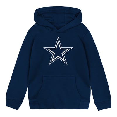  Dallas Cowboys Outerstuff Toddler Primary Logo Fleece Pullover Hoodie - Navy