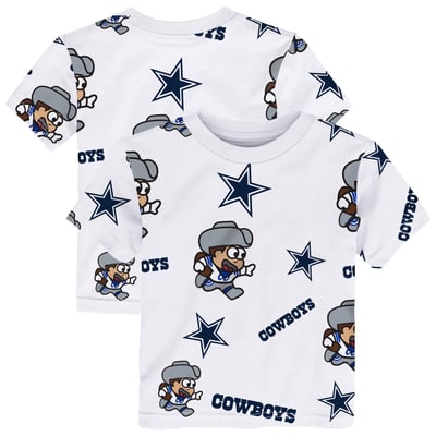  Dallas Cowboys Outerstuff Toddler Mascot Play T-Shirt - White