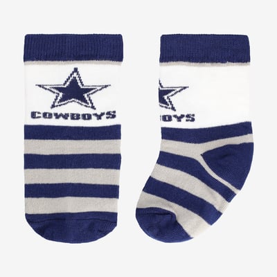  Dallas Cowboys Starter Toddler Rugby Block Socks - Navy