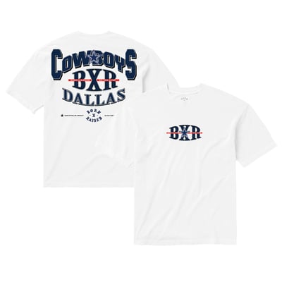 Dallas Cowboys Born x Raised Unisex Block Letter T-Shirt - White