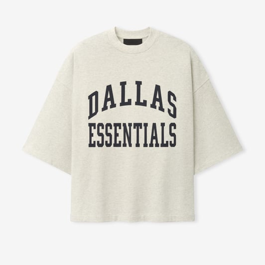 Dallas Cowboys Fear of God x NFL Unisex Merch T-Shirt - Oatmeal