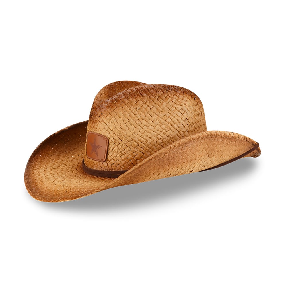 Unisex New Era Brown Dallas Cowboys Dutton Curved Brim Straw Hat display picture 1