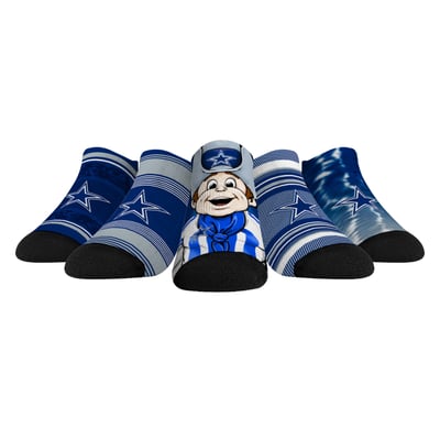  Dallas Cowboys Rock Em Unisex Super Fan Five-Pack Low-Cut Socks Set - Royal