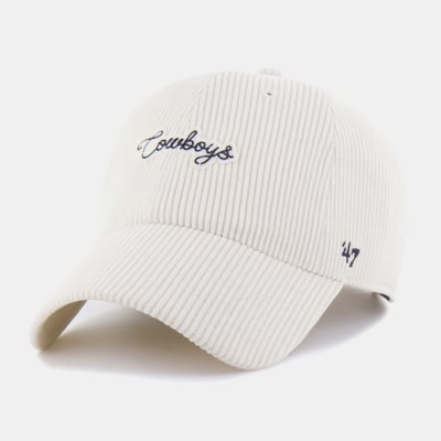 Dallas Cowboys '47 Women's Rope Script Clean Up Adjustable Hat - Natural
