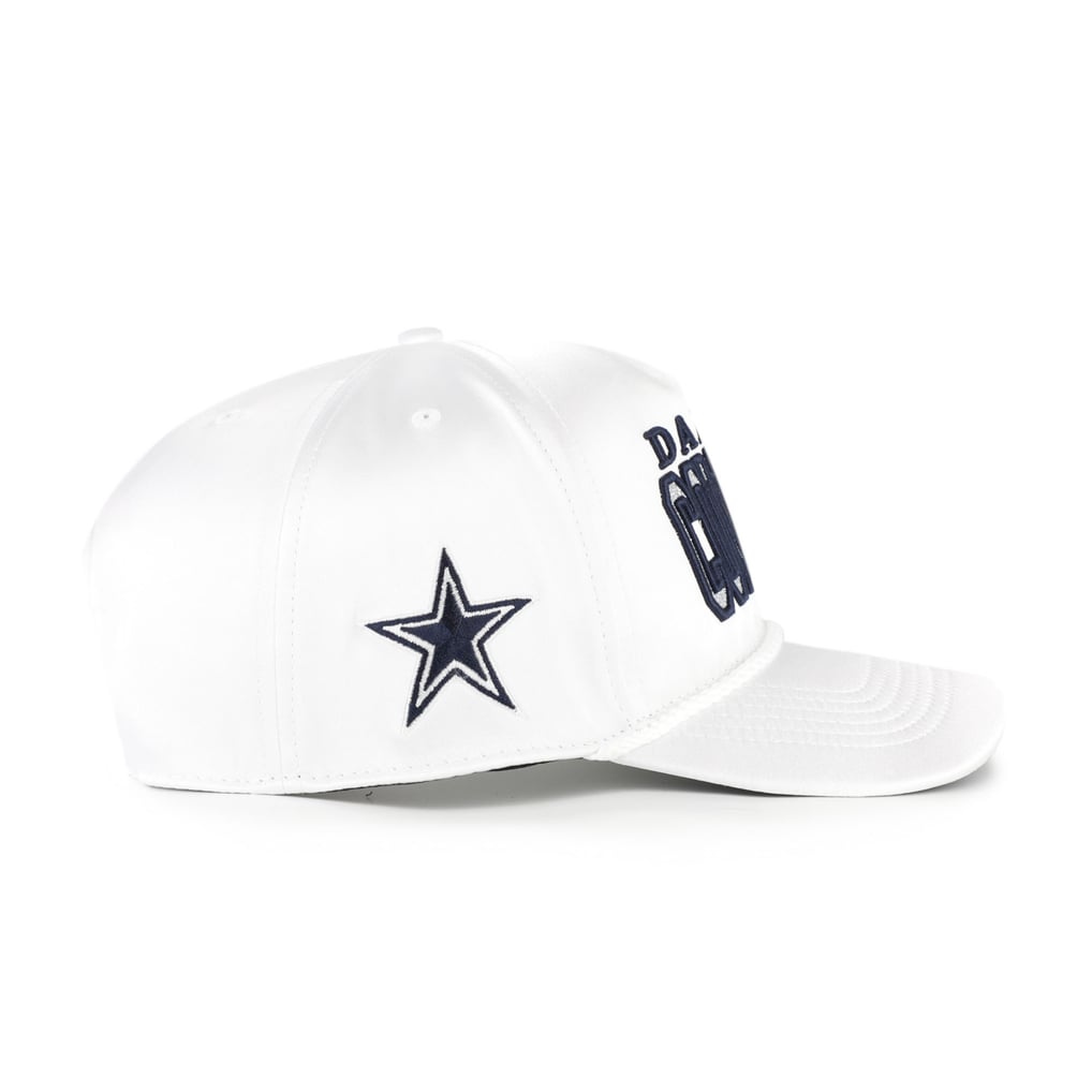 \'47 Brand Dallas Cowboys Outspoken Hitch Hat Womens White Adjustable NFL Cap NWT DALLAS COWBOYS NFL 47 BRAND HITCH GOLF ROPE SNAPBACK HAT CAP  main image 4