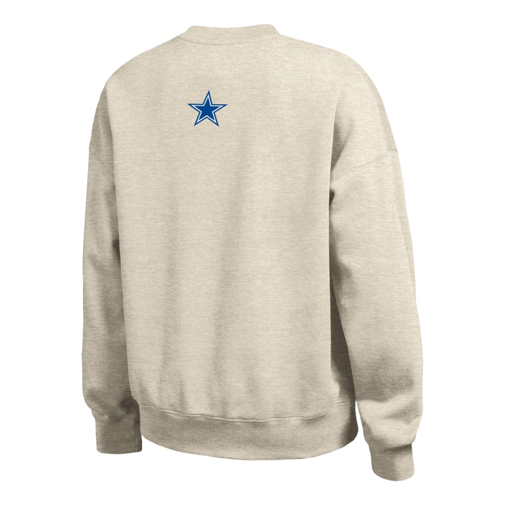 Women's Disney x Champion Oatmeal Dallas Cowboys All-Star Fleece Crew ...