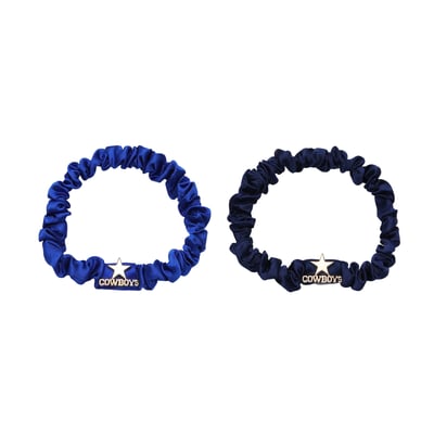  Dallas Cowboys LUV AJ Women's Mini Silk Scrunchie Set