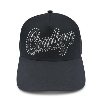 Dallas Cowboys The Wild Collective Women's Diamond Stud Adjustable Hat - Black