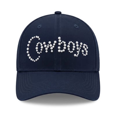 Dallas Cowboys The Wild Collective Women's Pearl Adjustable Hat - Navy