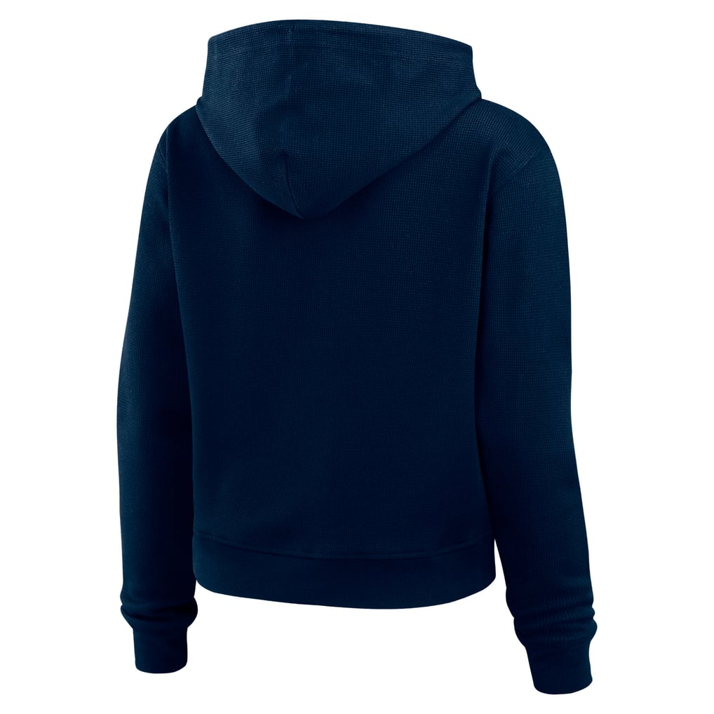 Women's WEAR by Erin Andrews Navy Dallas Cowboys Waffle-Knit Pullover ...