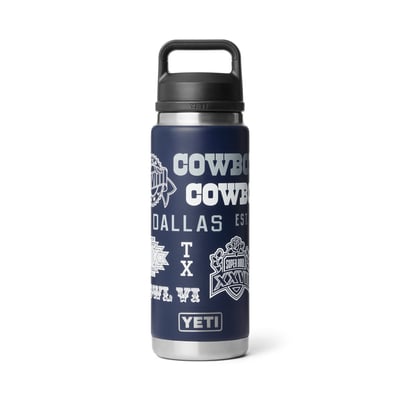 Dallas Cowboys YETI 26oz. Fandom Rambler Chug Water Bottle