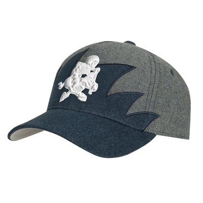 Dallas Cowboys Mitchell & Ness Youth Denim Shark Tooth Pro Pinch Adjustable Hat - Blue
