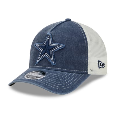 Dallas Cowboys New Era Youth Fan 9FORTY A-Frame Adjustable Trucker Hat - Navy