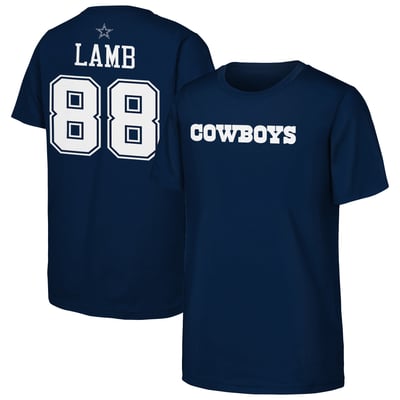 CeeDee Lamb Dallas Cowboys Outerstuff Youth Name & Number T-Shirt - Navy