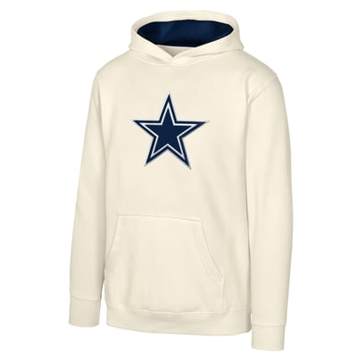  Dallas Cowboys Outerstuff Youth Prime Fleece Hoodie - Cream