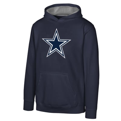  Dallas Cowboys Outerstuff Youth Prime Fleece Hoodie - Navy