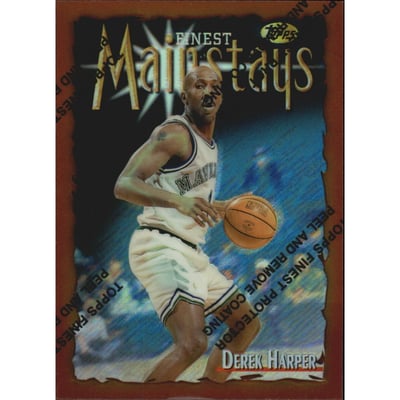 1996-97 Finest Refractors #148 Derek Harper B