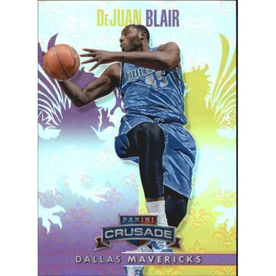 2013-14 Panini Crusade Insert Purple #160 DeJuan Blair