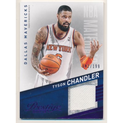 2014-15 Prestige NBA Materials Purple #25 Tyson Chandler