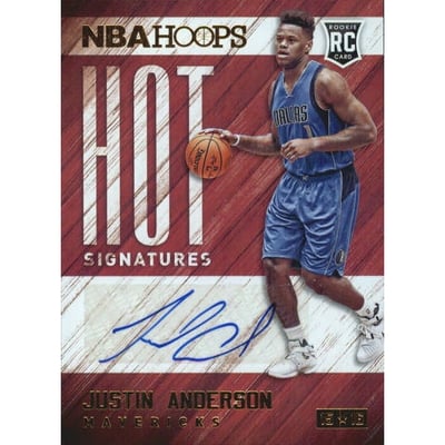 2015-16 Hoops Hot Signatures #83 Justin Anderson