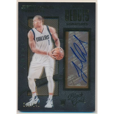 2015-16 Panini Black Gold Grand Debut Signatures #16 Justin Anderson/140