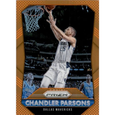 2015-16 Panini Prizm Prizms Orange #60 Chandler Parsons