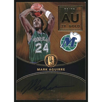 2016-17 Panini Gold Standard AU Autographs #57 Mark Aguirre