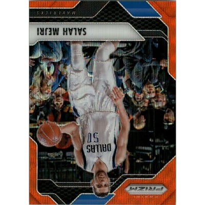2016-17 Panini Prizm Prizms Orange Wave #158 Salah Mejri
