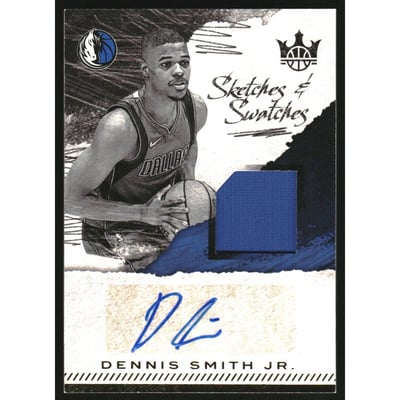 2017-18 Court Kings Sketches and Swatches #38 Dennis Smith Jr./299