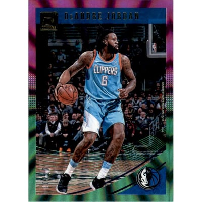 2018-19 Donruss Holo Purple and Green Laser #50 DeAndre Jordan