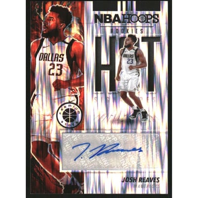 2019-20 Hoops Premium Stock Hot Signatures Rookies Flash #14 Josh Reaves