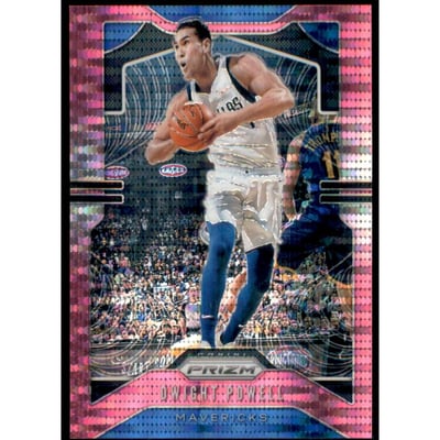 2019-20 Panini Prizm Prizms Pink Pulsar #81 Dwight Powell