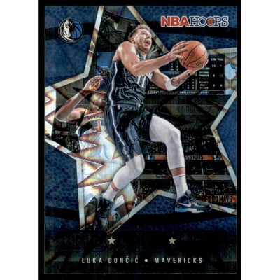 2020-21 Hoops Lights Camera Action Purple Explosion #18 Luka Doncic