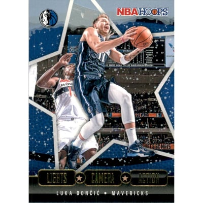 2020-21 Hoops Lights Camera Action Winter #18 Luka Doncic