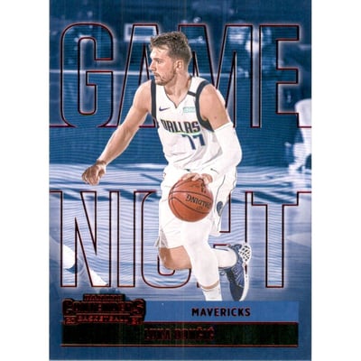 2020-21 Panini Contenders Game Night Ticket Red #9 Luka Doncic