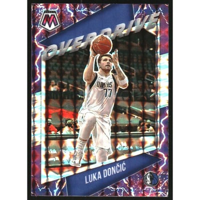 2020-21 Panini Mosaic Overdrive #9 Luka Doncic