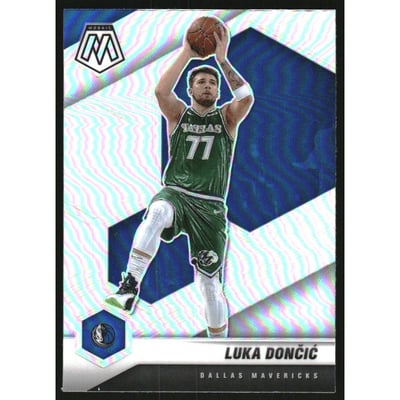 2020-21 Panini Mosaic Silver #47 Luka Doncic